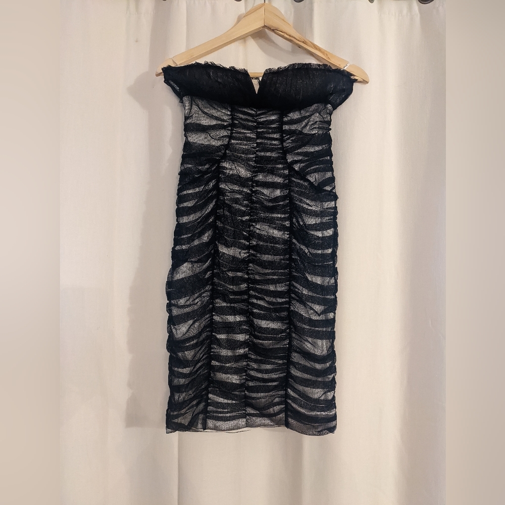 BeBe Y2K rouched cocktail dress